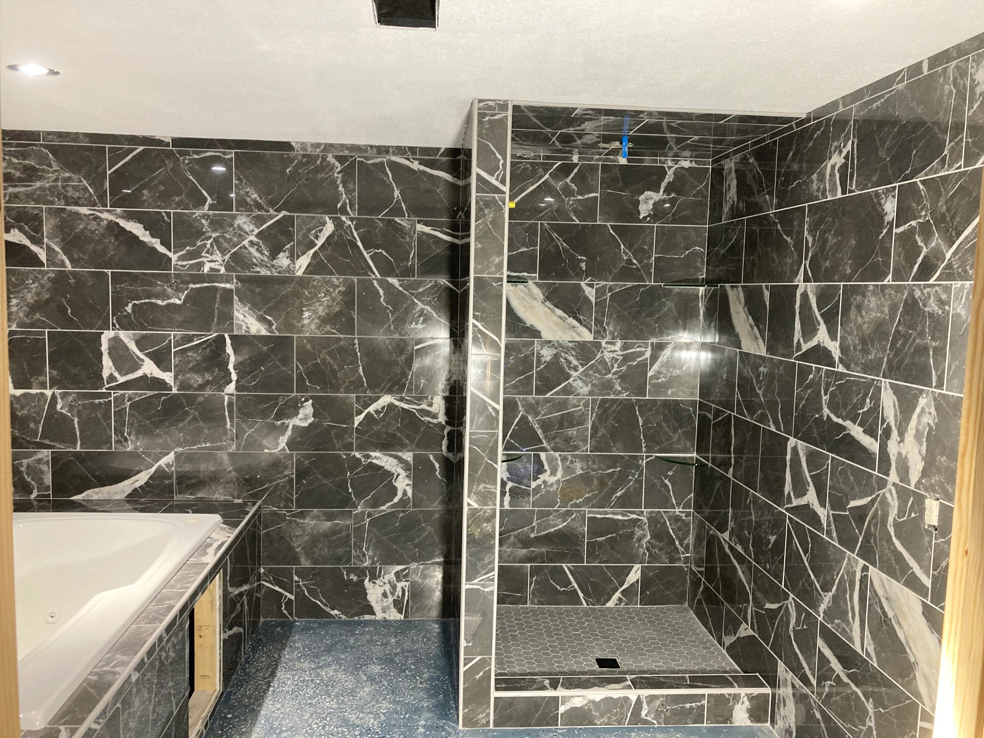 Custom tile and flooring work by Malcolm's Flooring & Repair