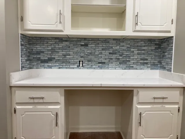 Backsplashes work by Malcolm's Flooring & Repair